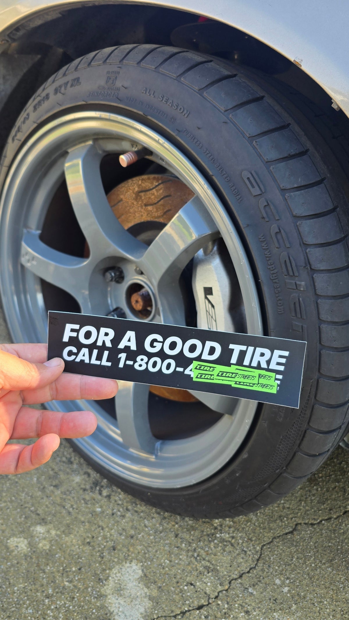 Tire Streets Sticker Pack